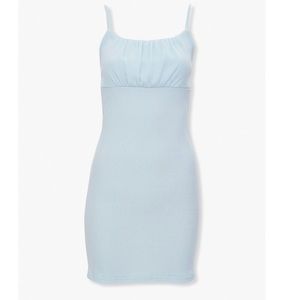 NWT Baby Blue Ribbed knit Bodycon Dress size S
